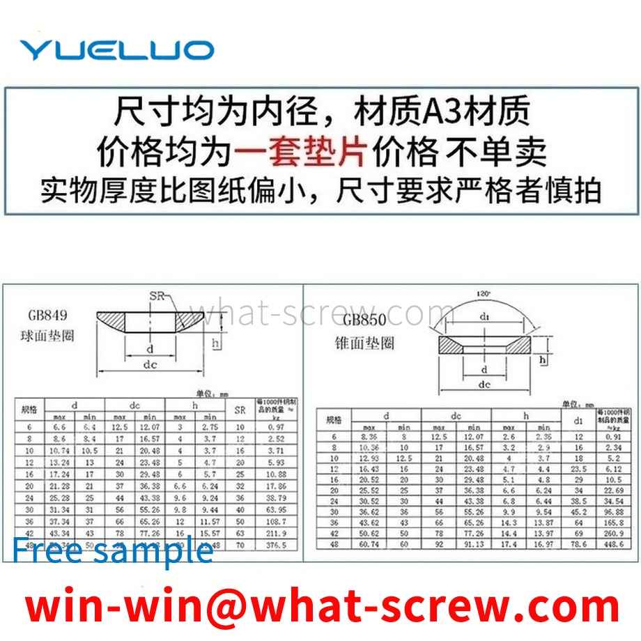 GB849球面ワッシャーの製造