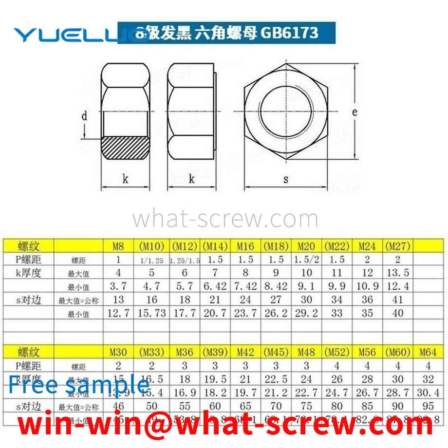 六角ナットを供給します